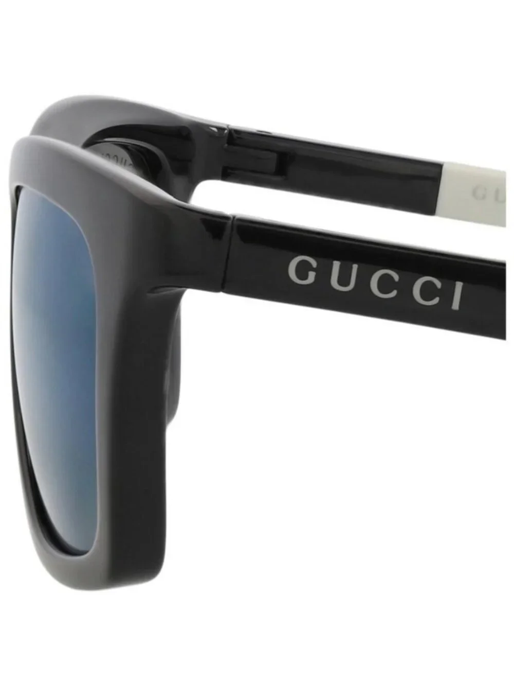 New Gucci Mens Square/Rectangle Black Grey Blue Fashion Designer Sunglasses